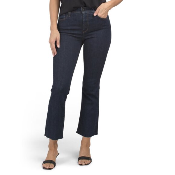 AG Indigo Modern Indigo Farrah Bootcut Cropped Jeans
